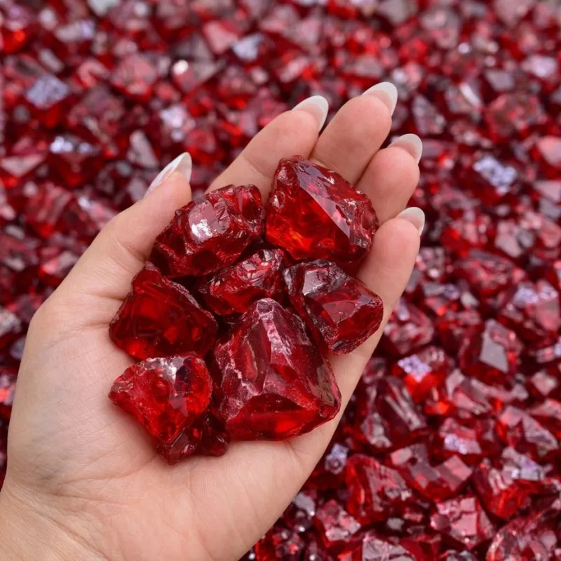 Szkło ogrodowe czerwone