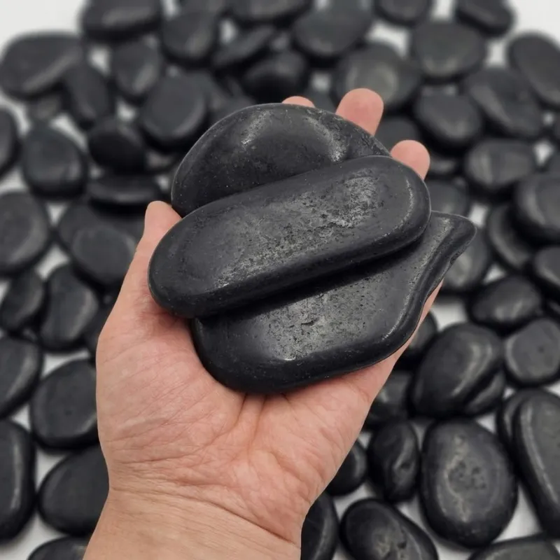 Kamień ogrodowy otoczak czarny