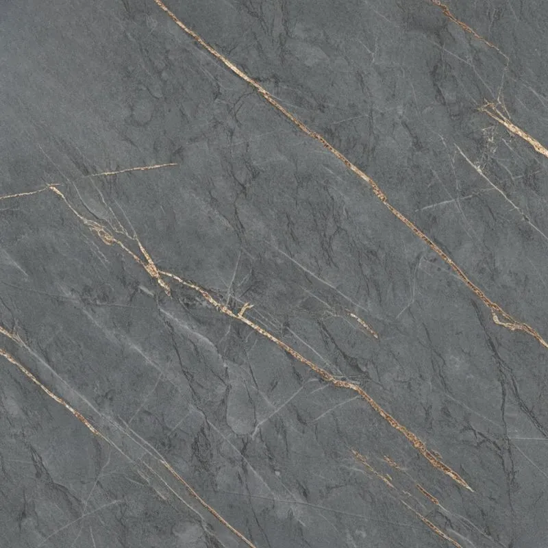 Płyty ścienne wielkoformatowe szare z paskami złota