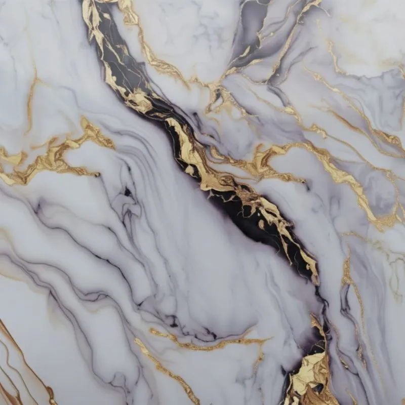 Płyty biało-złoto-czarne ścienne wielkoformatowe