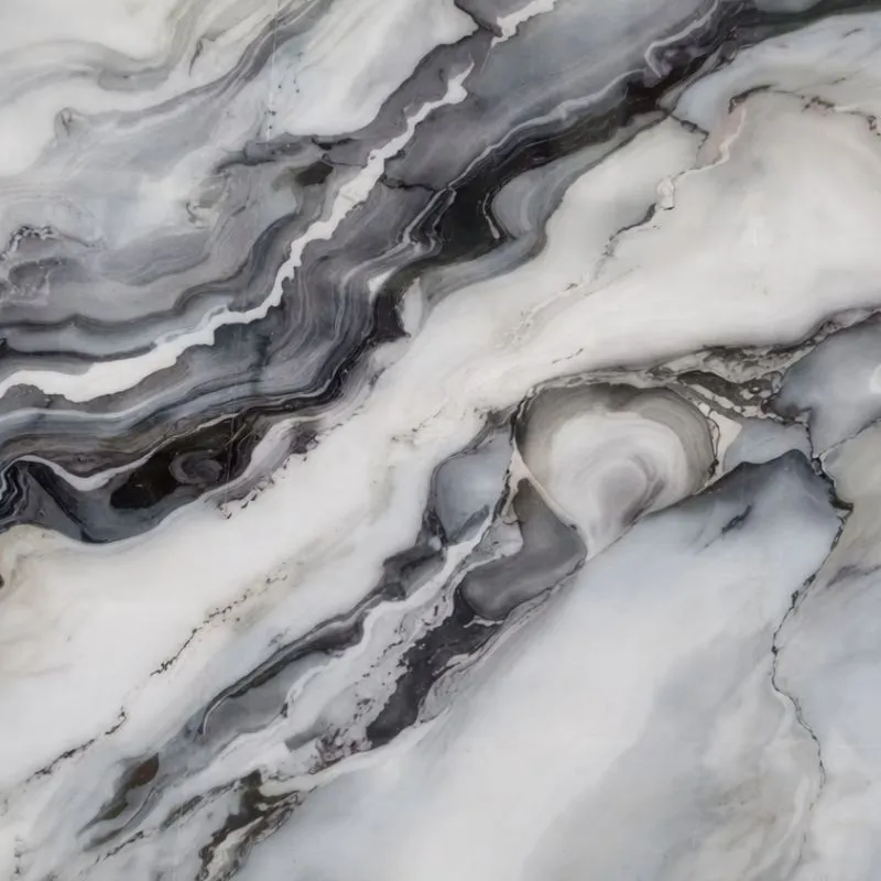 Płyty ścienne wielkoformatowe biało-niebieskie