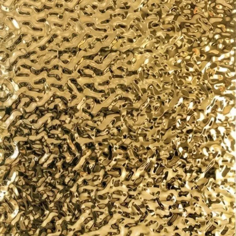 Płyty ścienne wielkoformatowe złote