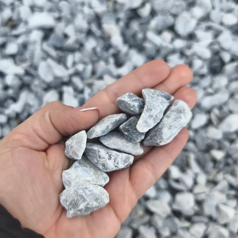 Grys ogrodowy lodowe srebro