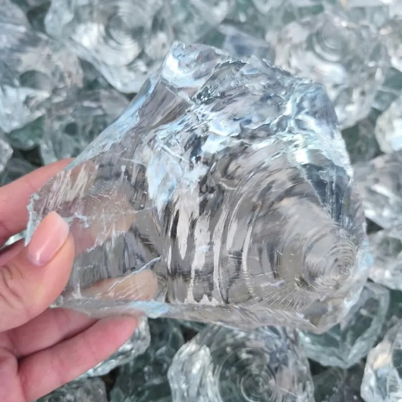 Szkło ogrodowe lodowy turkus